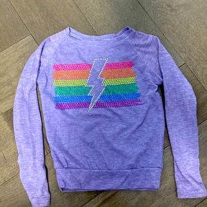 Toddler purple soft heathered shirt